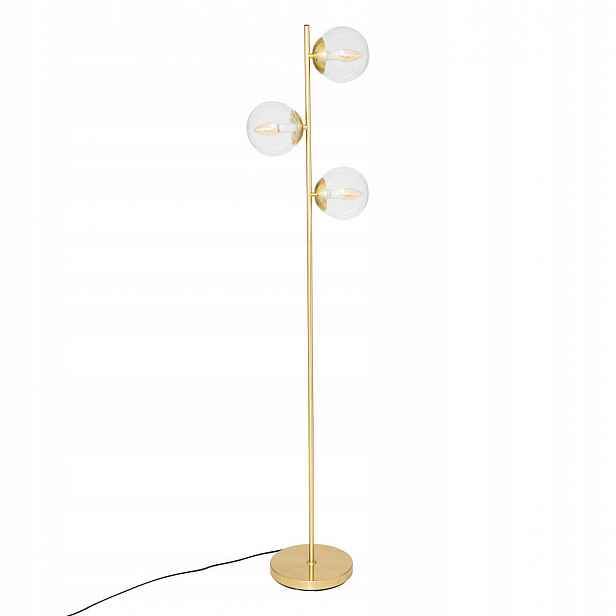 Podlahová Lampa Zlatá 3 Kule stojací lampa do obývacího pokoje Col výška 162 cm