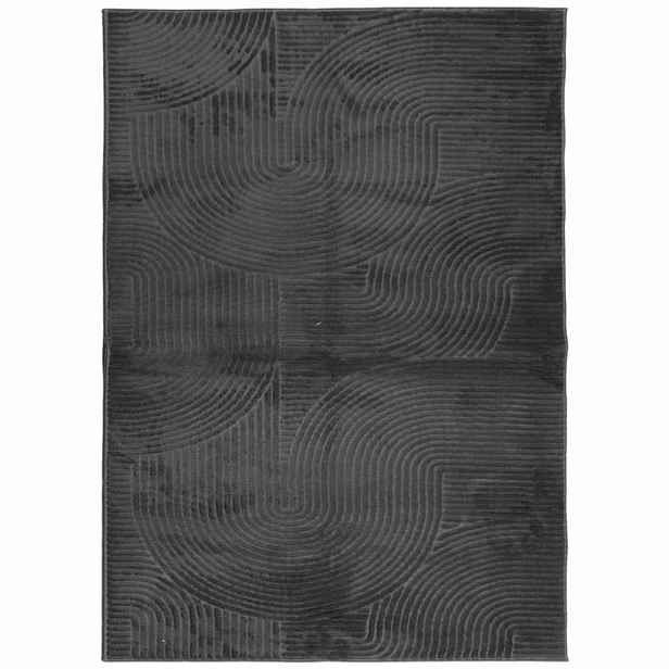 vidaXL Koberec IZA krátký vlas skandinávský vzhled antracit 240x340 cm