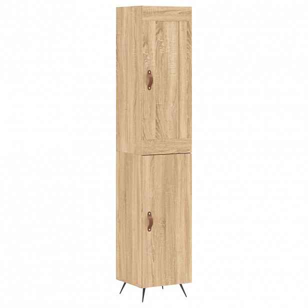 vidaXL Skříň highboard dub sonoma 34,5 x 34 x 180 cm kompozitní dřevo