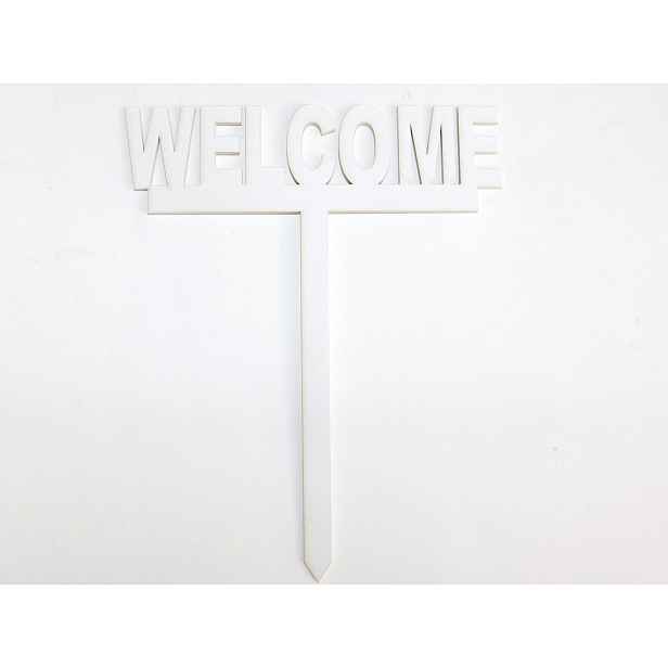 PROHOME - Dekorace WELCOME 26cm