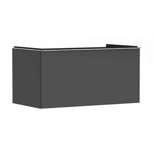Skříňka pod umyvadlo pod desku Hansgrohe Xelu Q 98x49,5x55 cm šedá matná 54059000