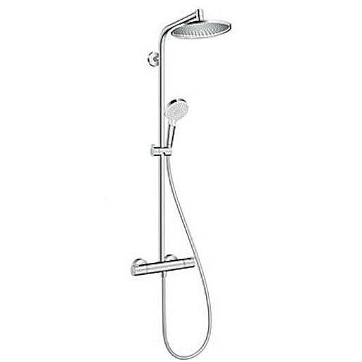 Sprchový systém Hansgrohe Crometta S na stěnu s termostatickou baterií chrom 27268000