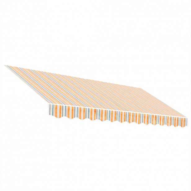 vidaXL Náhradní plachta na markýzu vícebarevná 350 x 250 cm polyesterová