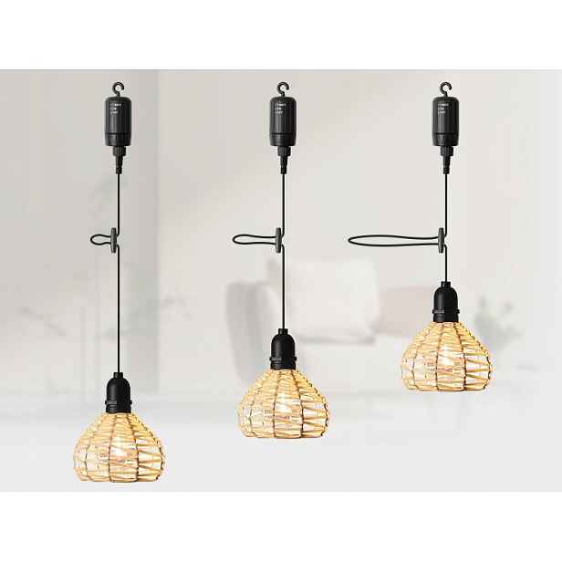Závěsné Lampy Sada 3 Kusů venkovní zahradní regulace jasu lampa