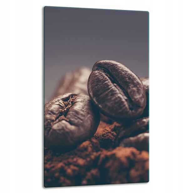7v1 Skleněná Deska Panel Deska 30x52 Káva
