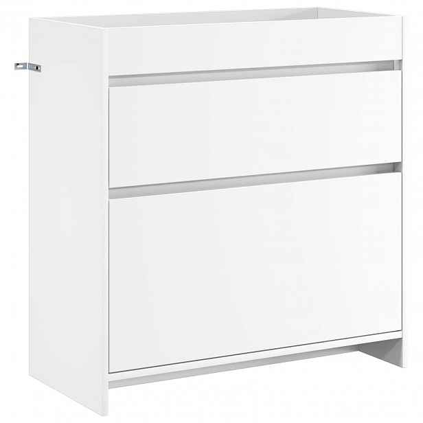 vidaXL Koupelnová skříňka pod umyvadlo Bílá 78,5 x 37,5 x 81 cm