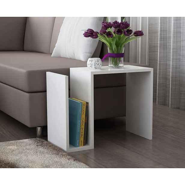 Casarredo Odkládací příruční stolek GIMEL bílá