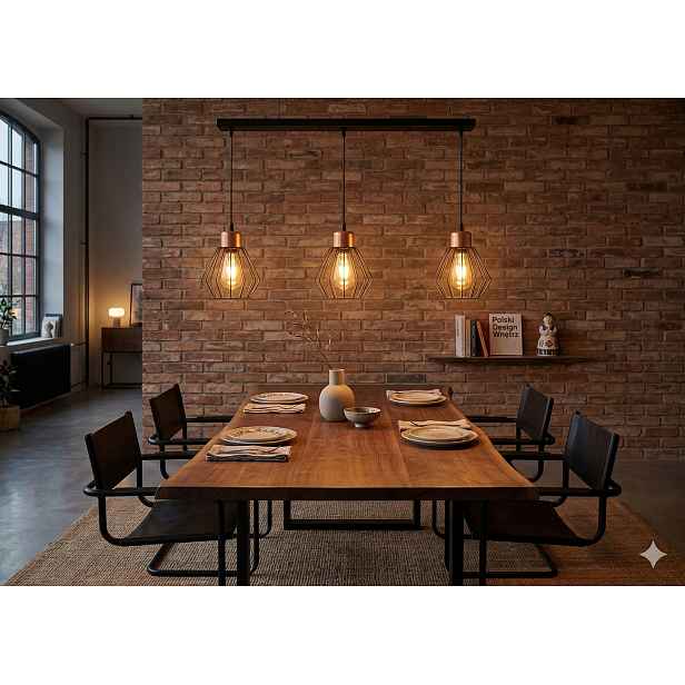 Euro-Lamp Závěsná lampa Diamo 3 měď 3X60W Výrobce