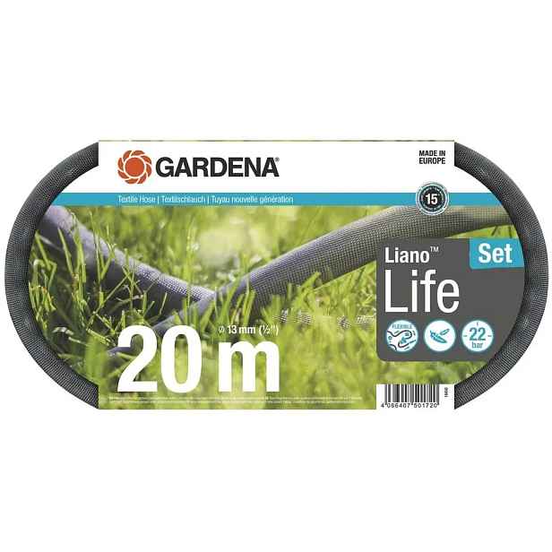 Gardena Textilní hadice Liano Life 20 m sada Gardena 18450