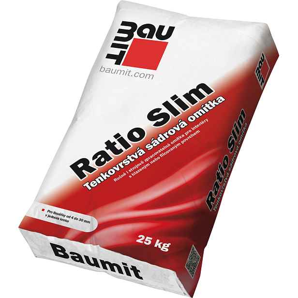 Omítka sádrová Baumit Ratio Slim 0,6 mm 25 kg