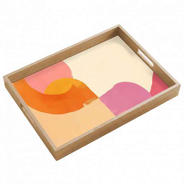 OnlyWow SERVÍROVACÍ PODNOS Tvary - abstraktní - barevné 50x35 cm