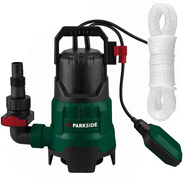 Ponorné čerpadlo na špinavou vodu Parkside 400 W 9000 l/h