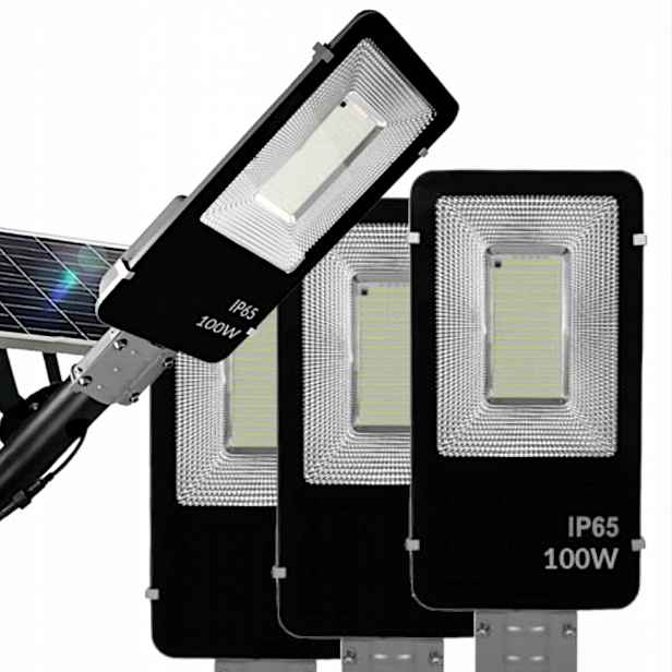 4X Solární Lampa Led Lampa 100W Zahradní Senzor Nastavitelný Solární Panel Držák