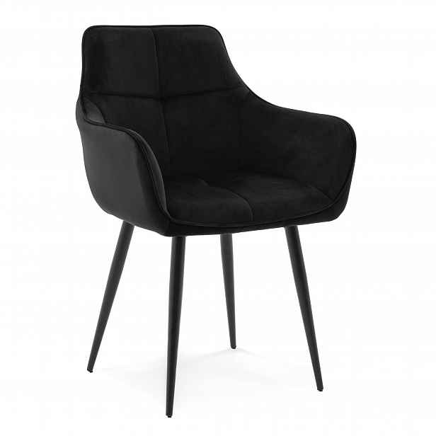 Čalouněná Židle Velurová Do Obýváku Jídelny Moderní Glamour Quattro