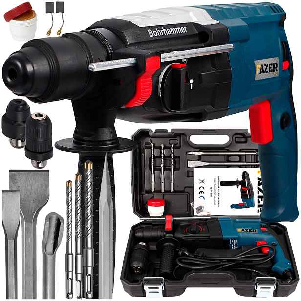 Vrtací Kladivo Příklepová Vrtačka Udar Sds+ 2800W Vrtací Kladivo Sada