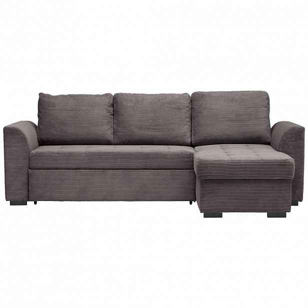 Xora ROHOVÁ SEDAČKA, textil, světle šedá