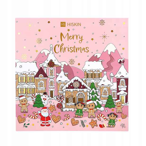 Hiskin Merry Christmas Adventní kalendář s vánočními svíčkami