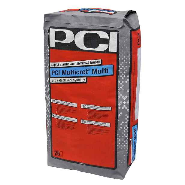 Hmota lepicí a stěrková PCI Multicret Multi 25 kg