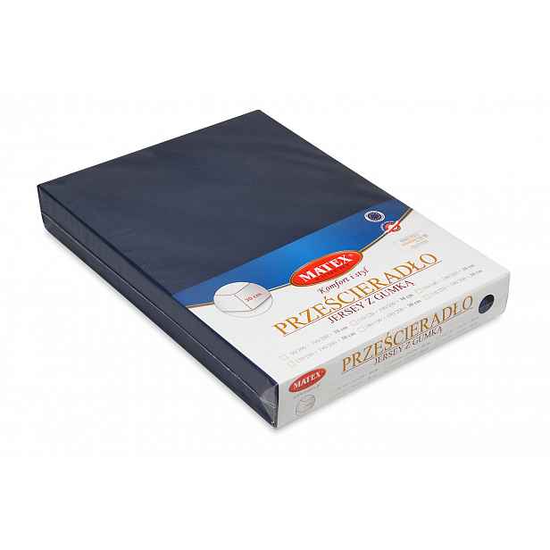 Prostěradlo jersey Premium s gumou 140x200x30 granátové Matex