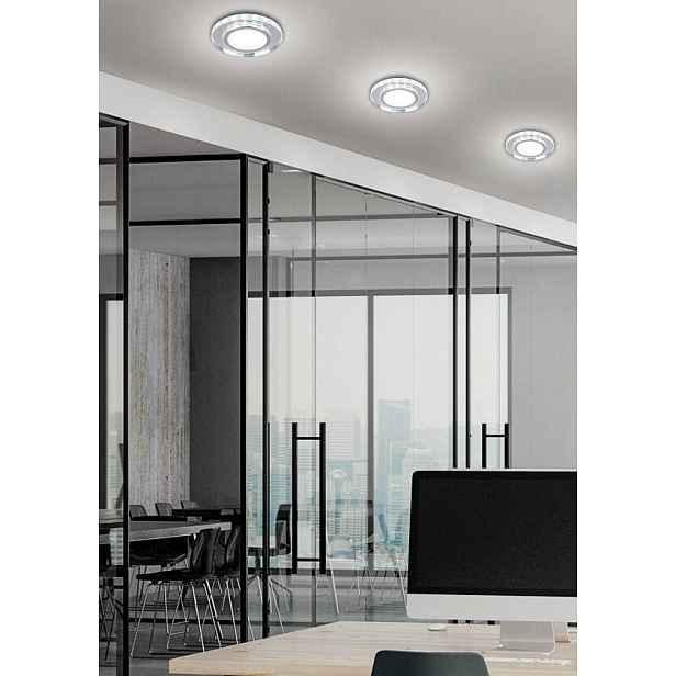Stropní svítidlo kulaté s očkem bílé LED SSP-26