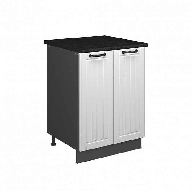 Vicco SKŘÍŇKA POD DŘEZ Fame-Line, Bílý venkovský dům/Antracit, 60 cm