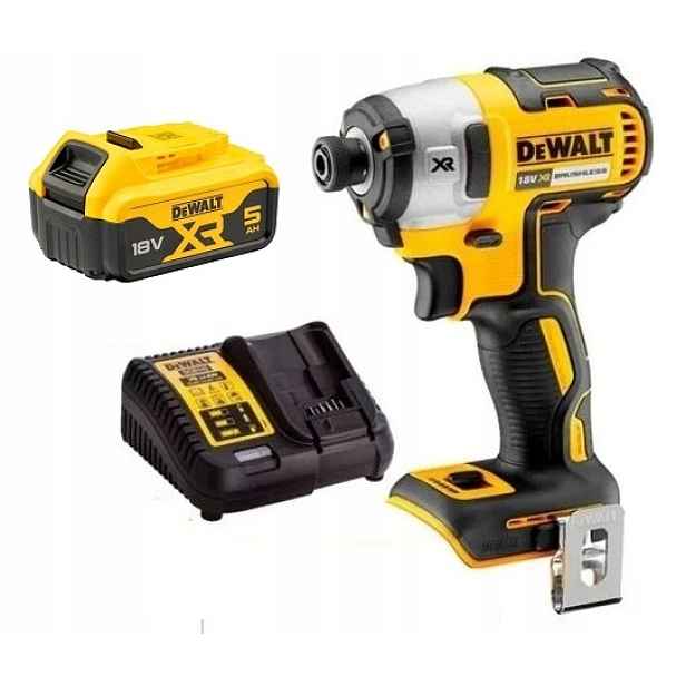 Dewalt Rázový Šroubovák Xr 18V 1/4" 205Nm Akumulátor 18V 5Ah A Nabíječka