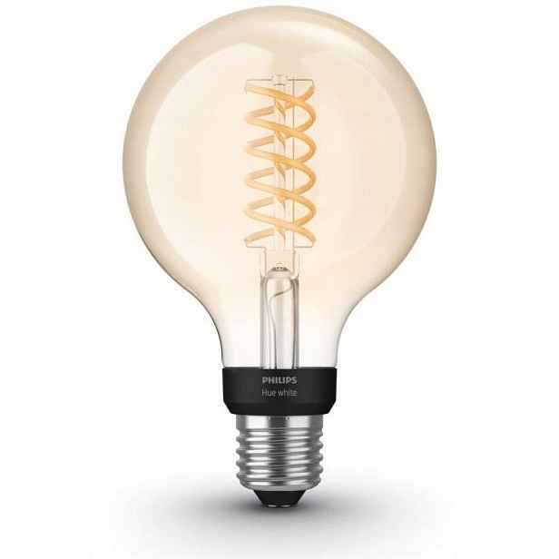 Led žárovka Globe E27 G93 7,2W Thin Filament Philips Hue White Bluetooth