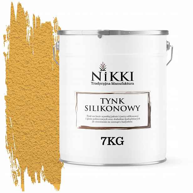 Silikonová Fasádní Omítka Žlutá Intenzivní F636 7KG Granulace 1.5mm