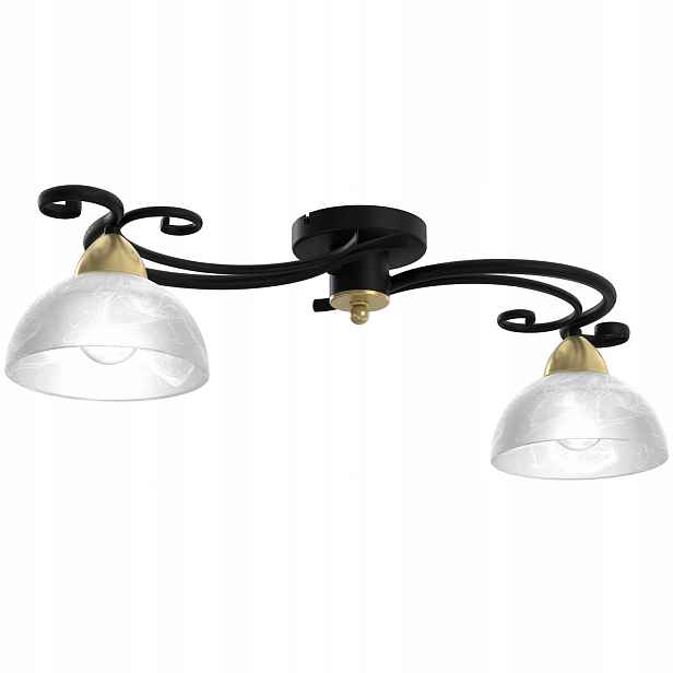 Stropní Svítidlo Aurora Black/Mosaz 2