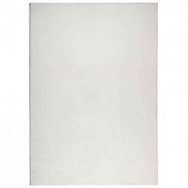 vidaXL Koberec IZA krátký vlas skandinávský vzhled krémový 120x170 cm