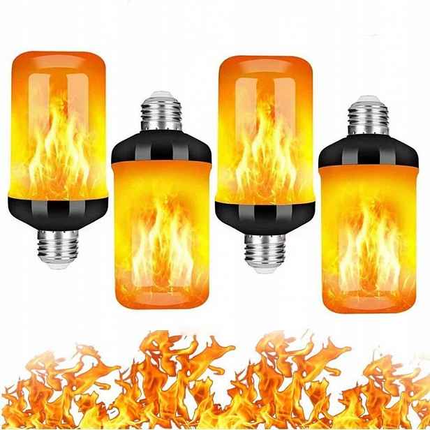 Led Lampa S Efektem Plamene, Venkovní Lampa X 4
