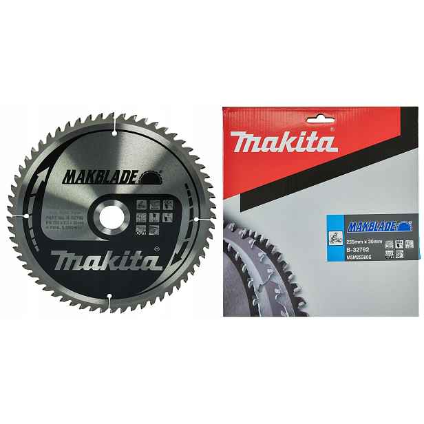 Makita B-32792 Řezací Kotouč Makblade Na Dřevo 255 x 30 mm 32Z x 2,3 mm
