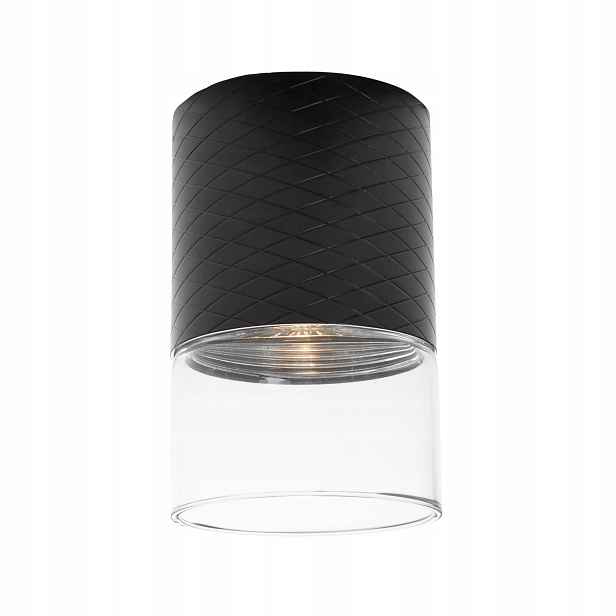 Maxlight stropní Led spot 7W černý Kulatý Fusion Moderní