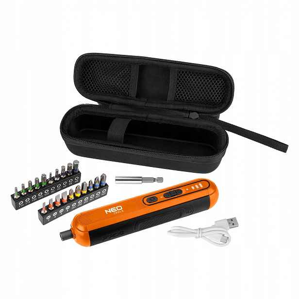 Neo Tools Akumulátorový Šroubovák 4V, Li-ion, Usb-c 04-199