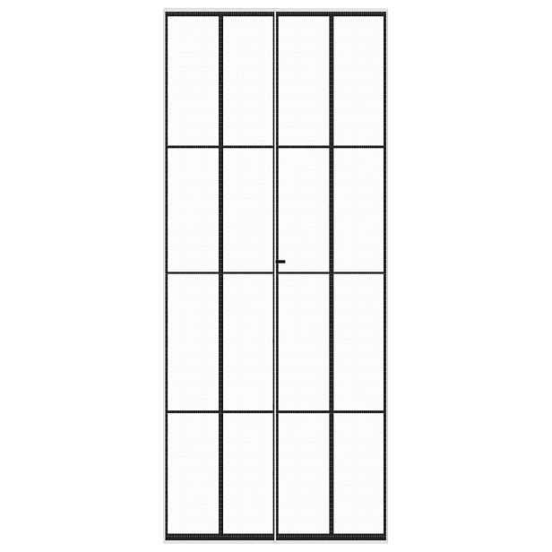 Síť proti hmyzu dveře 100x212 cm bílá