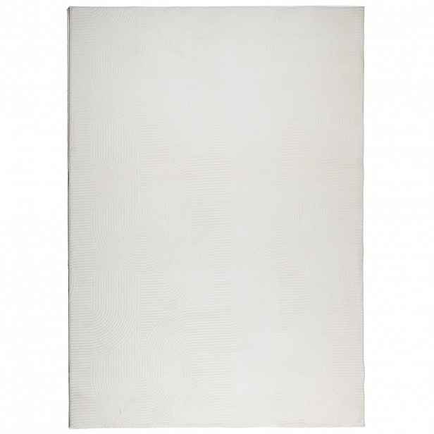 vidaXL Koberec IZA krátký vlas skandinávský vzhled krémový 140x200 cm
