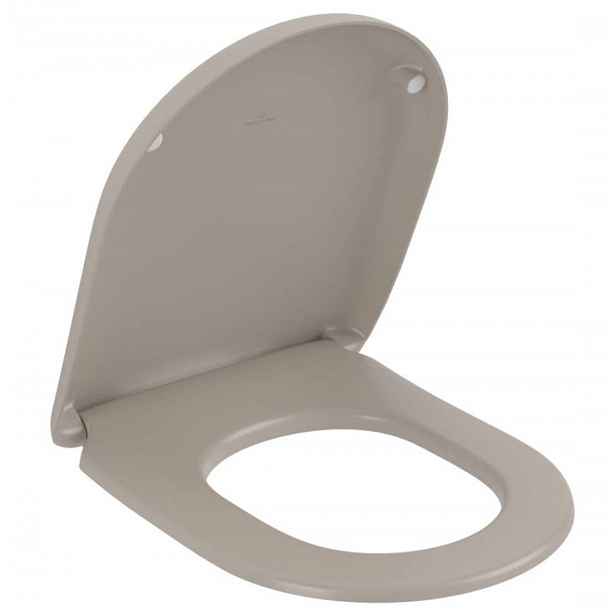 Villeroy & Boch Antao - WC sedátko, SoftClosing, QuickRelease, Almond 8M67S1AM