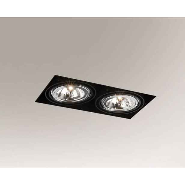 Zapuštěná Lampa Komoro 3309 černá 2 x 50W