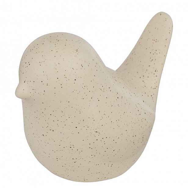 Butlers BIRDY Ptáček keramický 10 cm - béžová