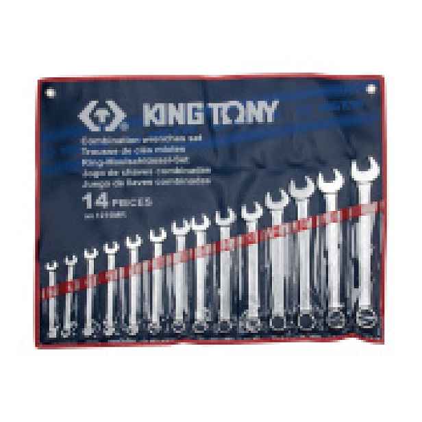 Sada očkoplochých klíčů King Tony 14 ks 1215MR