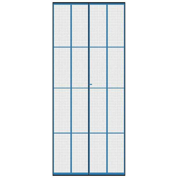 Síť proti hmyzu dveře 100x212 cm černá