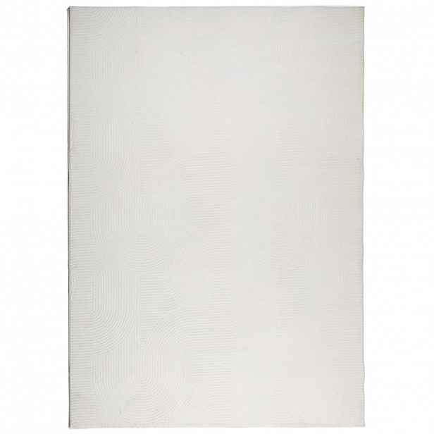 vidaXL Koberec IZA krátký vlas skandinávský vzhled krémový 160x230 cm