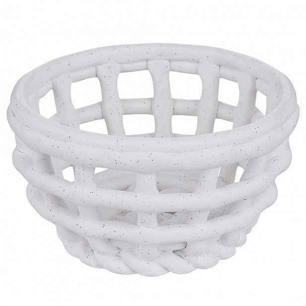 Butlers CRAFT Keramický košík mini - bílá