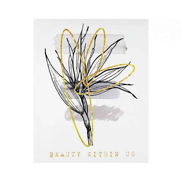 Obraz na plátně Abstrakce Beauty Within Us, 40x50 cm