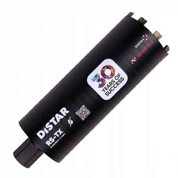 Diamantová Korunka Pro Suché Vrtání Distar Rs-tx 1 1/4 Unc 300 x 122 mm