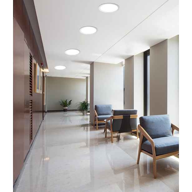 LED stropní svítidlo, kulaté stropní bodové světlo, 6500K