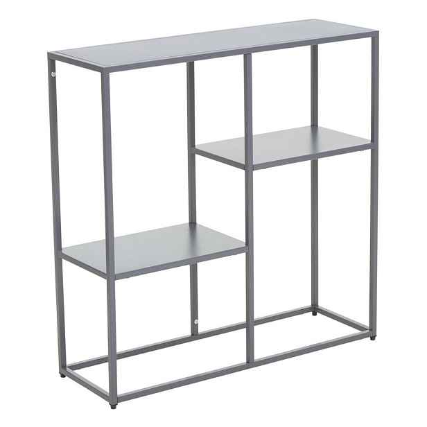 Šedý ocelový regál 80x81x26 cm Acero – Premier Housewares