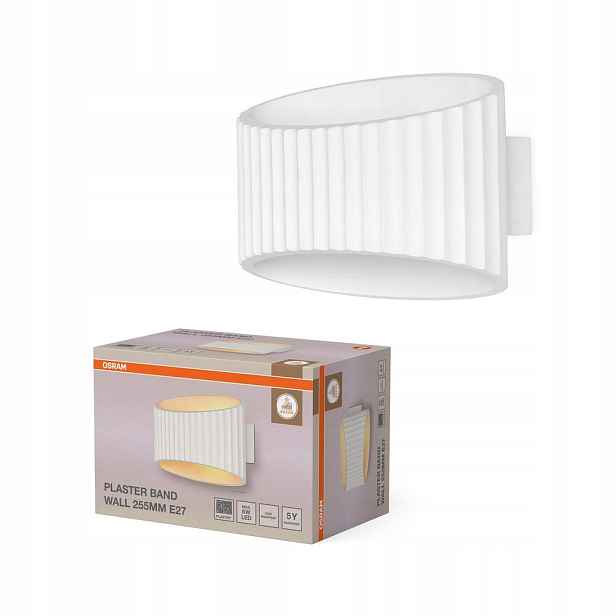 Nástěnná lampa Svítidlo E27 Dekorativní bílá Dekorace Osram