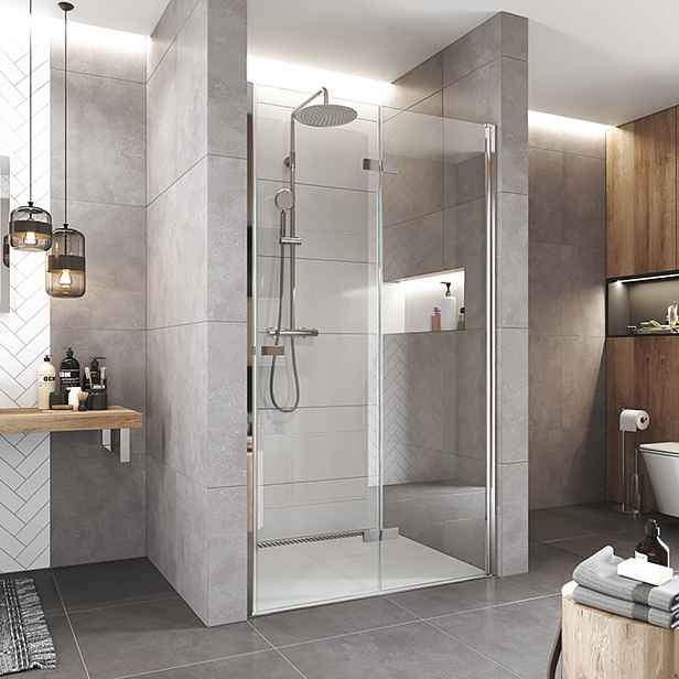 Dveře sprchové Mereo Novea CK10833ZP 1 000 mm pravé chrom/čiré sklo