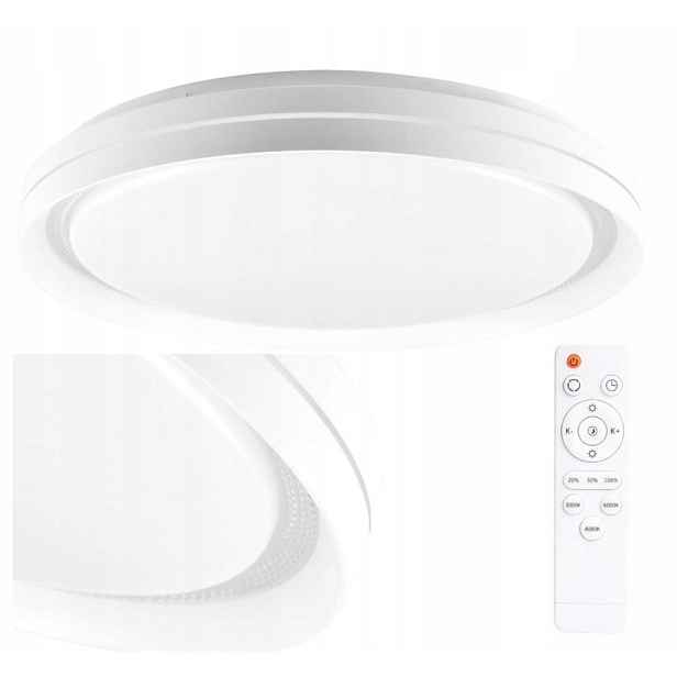 Stropní Svítidlo Stropní kulatý Led Eliza Velký 50 72W 3000-4000-6000K s Ir dálkovým ovládáním